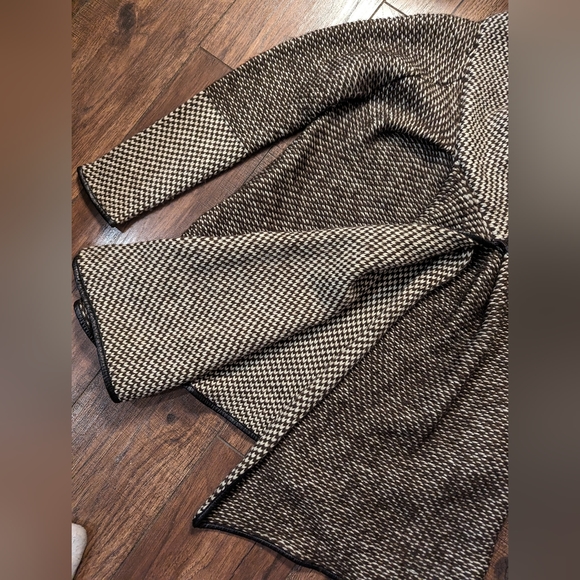 Simply Couture Sweater Women Large Chunky Knit Zipper Neck Open Front Cardigan - Picture 6 of 16